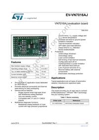 VN7016AJ-E Datasheet Cover