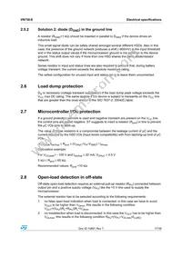 VN750PT13TR Datasheet Page 17