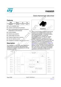 VN808SR Datasheet Cover