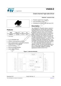 VN808TR-E Datasheet Cover
