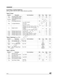 VN920DSPTR-E Datasheet Page 4