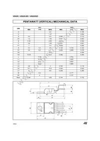VN920SOTR-E Datasheet Page 18