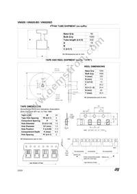 VN920SOTR-E Datasheet Page 22