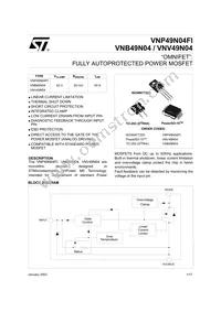 VNB49N04TR-E Datasheet Cover