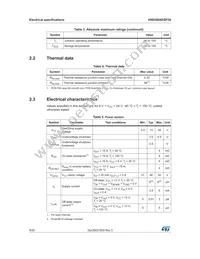 VND5004DSP30-E Datasheet Page 8