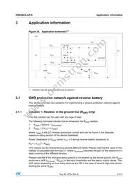 VND5025LAKTR-E Datasheet Page 21