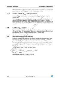 VND5050AK-E Datasheet Page 22