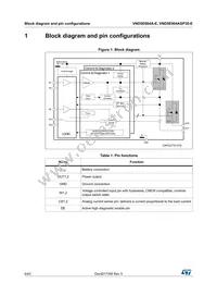 VND5E004A30-E Datasheet Page 6