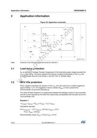 VND5E008MYTR-E Datasheet Page 22