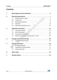VND5E012MY-E Datasheet Page 2