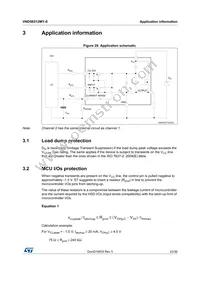 VND5E012MY-E Datasheet Page 23