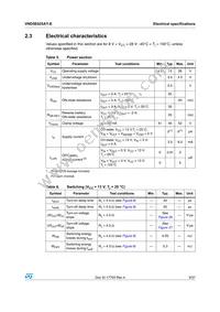 VND5E025AYTR-E Datasheet Page 9