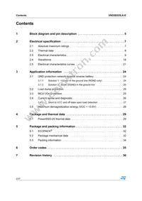 VND5E025LK-E Datasheet Page 2