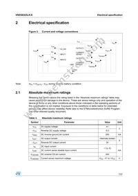 VND5E025LK-E Datasheet Page 7