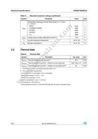 VND5E160ASOTR-E Datasheet Page 8