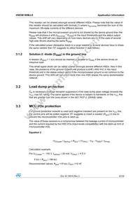 VND5E160MJ-E Datasheet Page 23