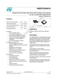 VND5T035AK-E Datasheet Cover