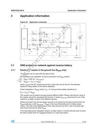 VND5T035LAK-E Datasheet Page 21