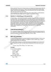 VND600SP13TR Datasheet Page 17
