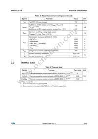 VND7012AYTR-E Datasheet Page 9