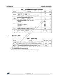VND7020AJ-E Datasheet Page 9