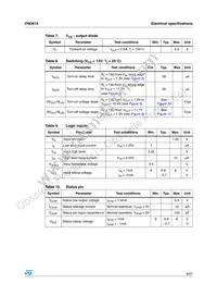 VND81013TR Datasheet Page 9