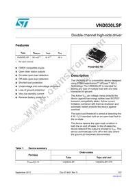 VND830LSP Datasheet Cover