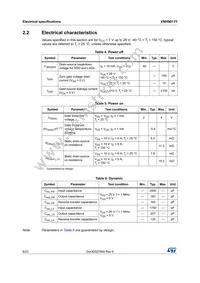VNH9013YTR Datasheet Page 8