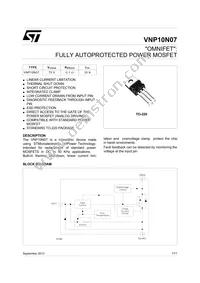 VNP10N07 Datasheet Cover