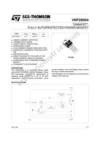 VNP28N04 Datasheet Cover