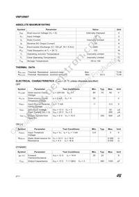 VNP35N07 Datasheet Page 2