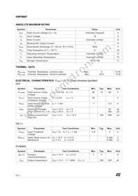 VNP5N07 Datasheet Page 2