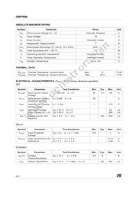 VNP7N04FI Datasheet Page 2