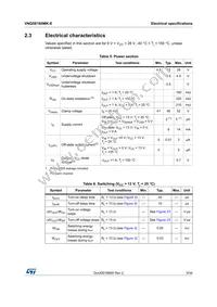 VNQ5E160MKTR-E Datasheet Page 9