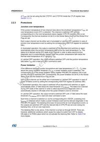 VNQ6004SA-E Datasheet Page 21