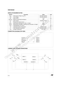 VNS1NV04DTR-E Datasheet Page 2