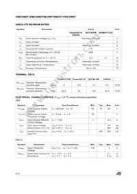 VNV10N0713TR Datasheet Page 2
