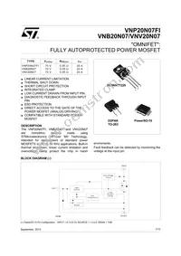 VNV20N0713TR Datasheet Cover