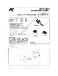 VNV28N04TR-E Datasheet Cover