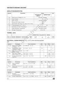 VNV35N0713TR Datasheet Page 2