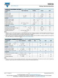 VO610A-3X018T Datasheet Page 2
