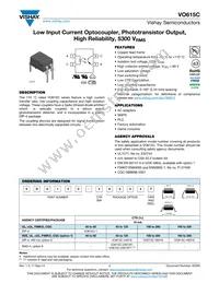 VO615C-3X016 Datasheet Cover