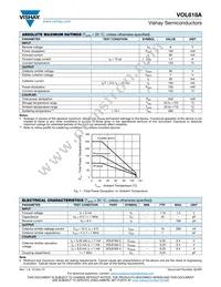 VOL618A-2T Datasheet Page 2