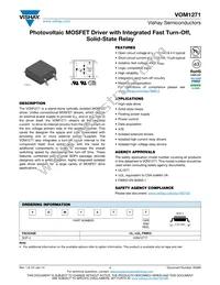 VOM1271T Datasheet Cover