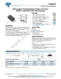 VOS627AT Datasheet Cover