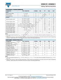 VOW2611-X017T Datasheet Page 3