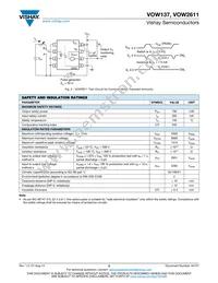 VOW2611-X017T Datasheet Page 5