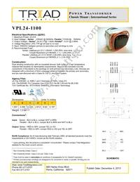 VPL24-1100 Datasheet Cover