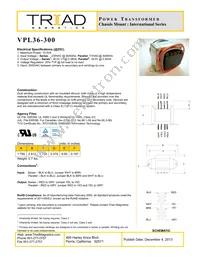 VPL36-300 Datasheet Cover