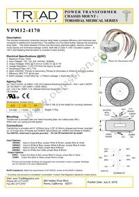 VPM12-4170 Datasheet Cover